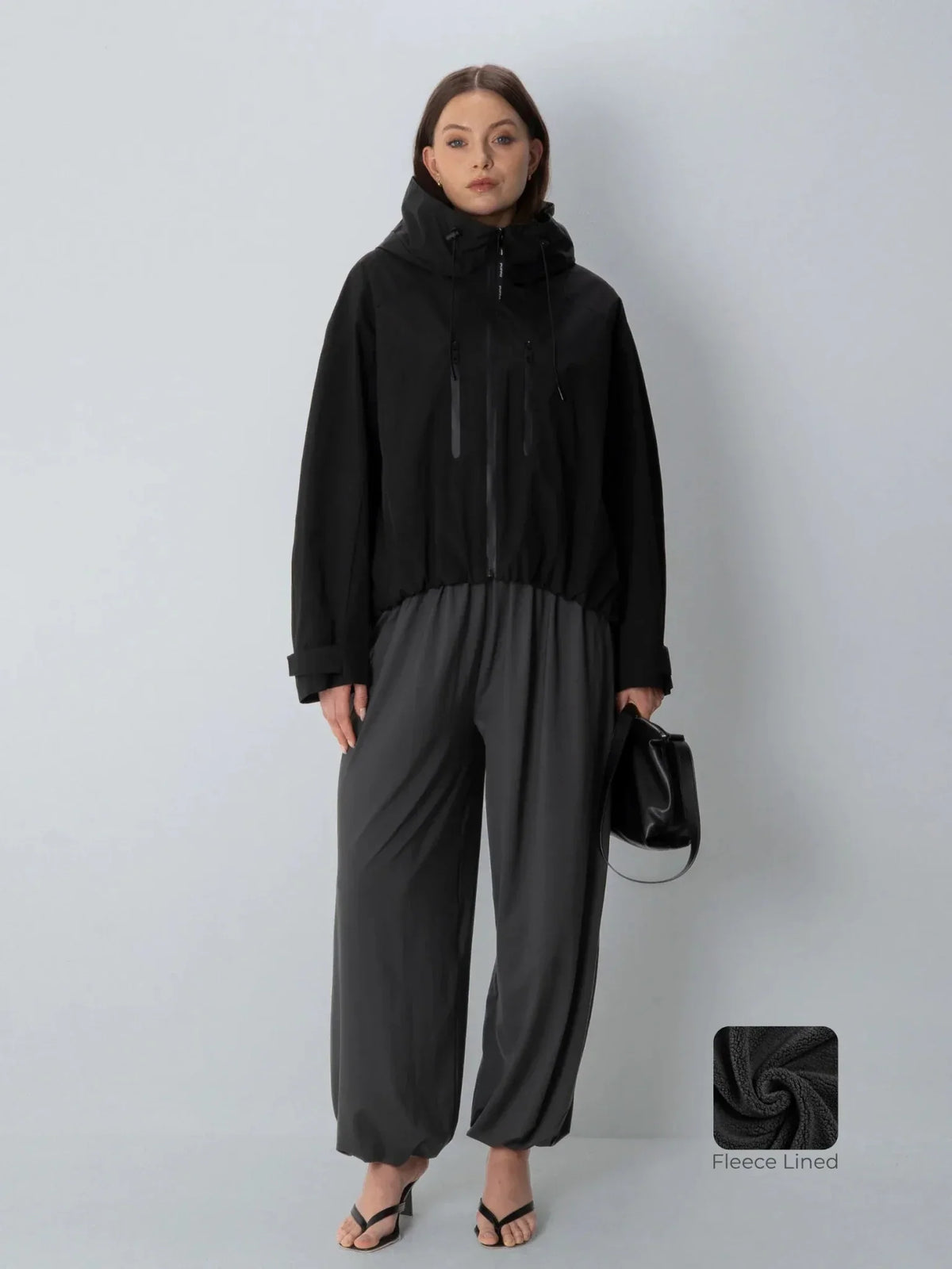 🍟One Size Short Oversized Rain Jacket
