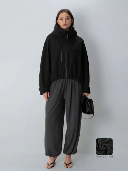 🍟One Size Short Oversized Rain Jacket