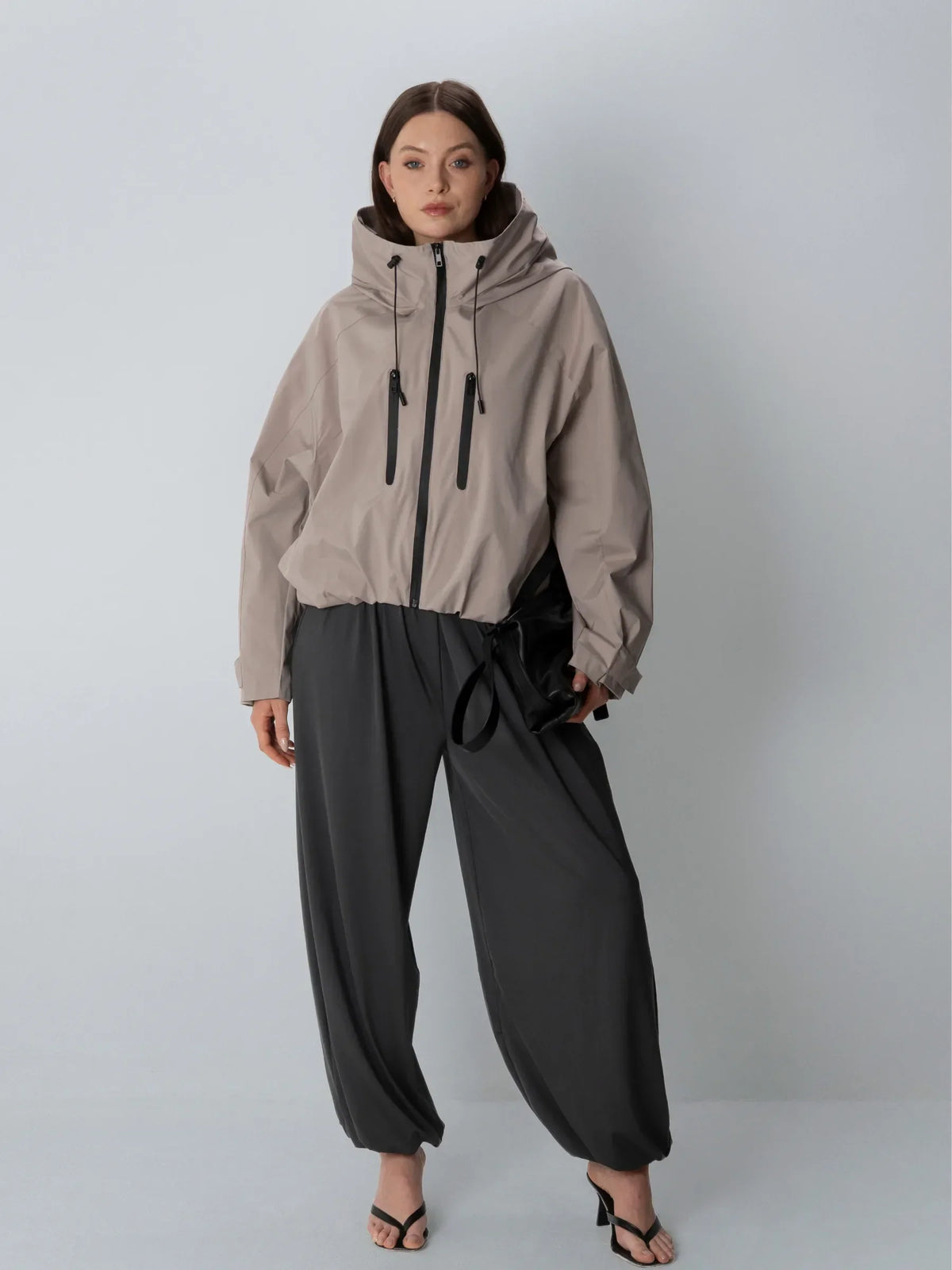 🍟One Size Short Oversized Rain Jacket