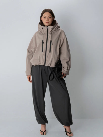 🍟One Size Short Oversized Rain Jacket