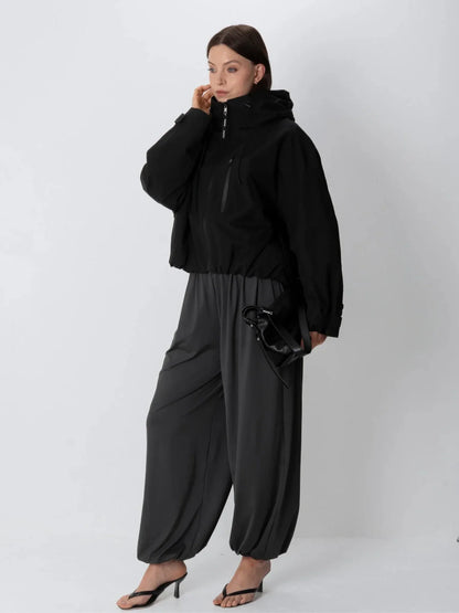 🍟One Size Short Oversized Rain Jacket