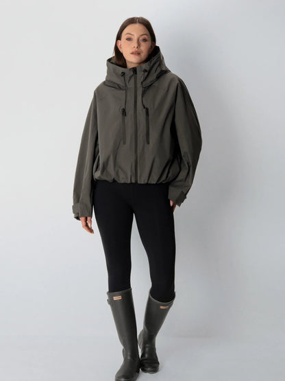 🍟One Size Short Oversized Rain Jacket