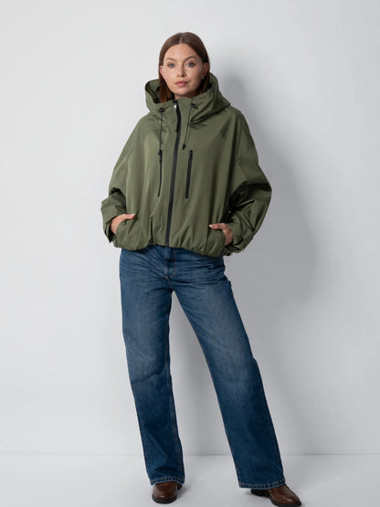 🍟One Size Short Oversized Rain Jacket
