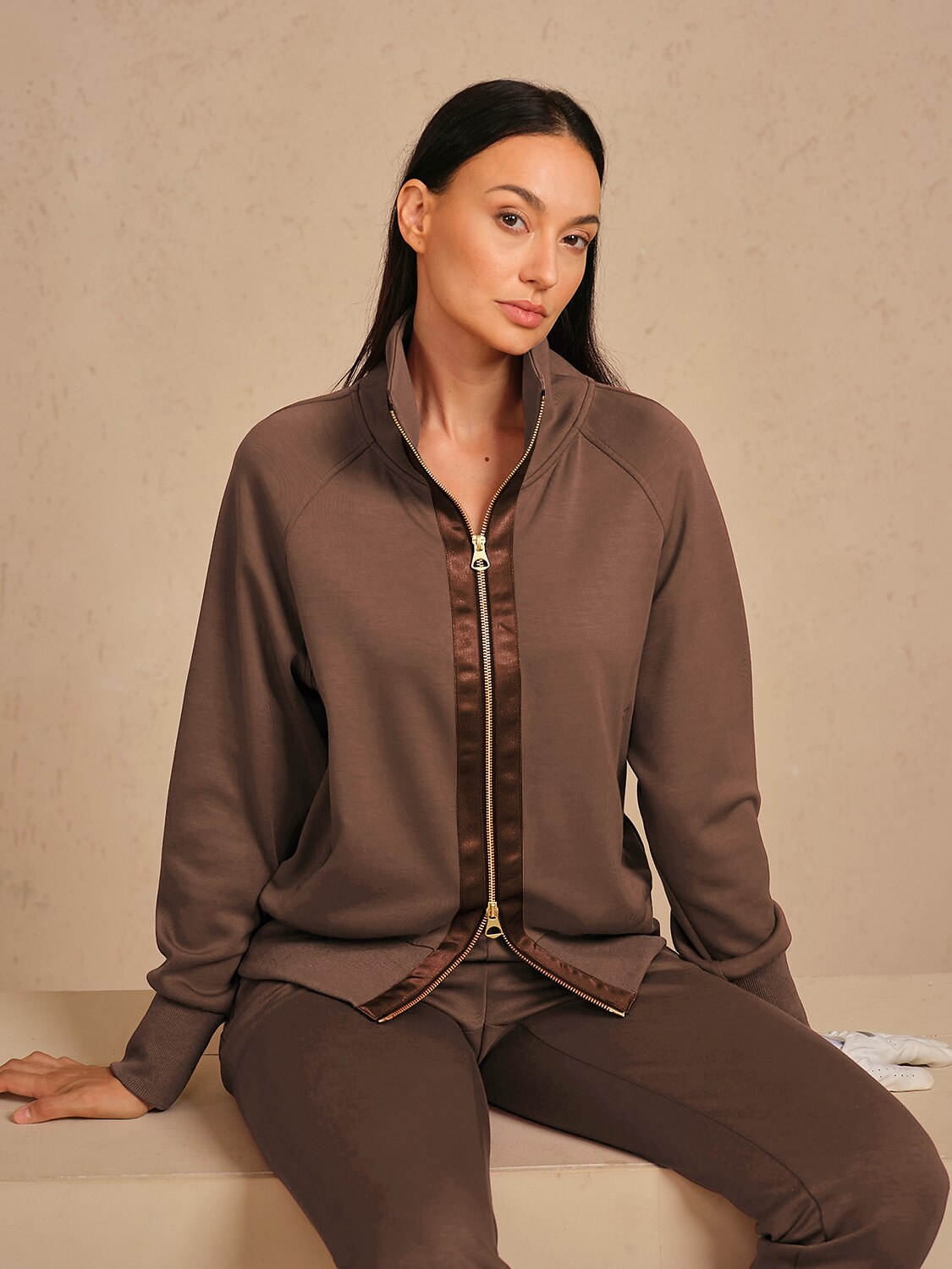 👻UltraSoft Long Sleeve Trimmed Jacket